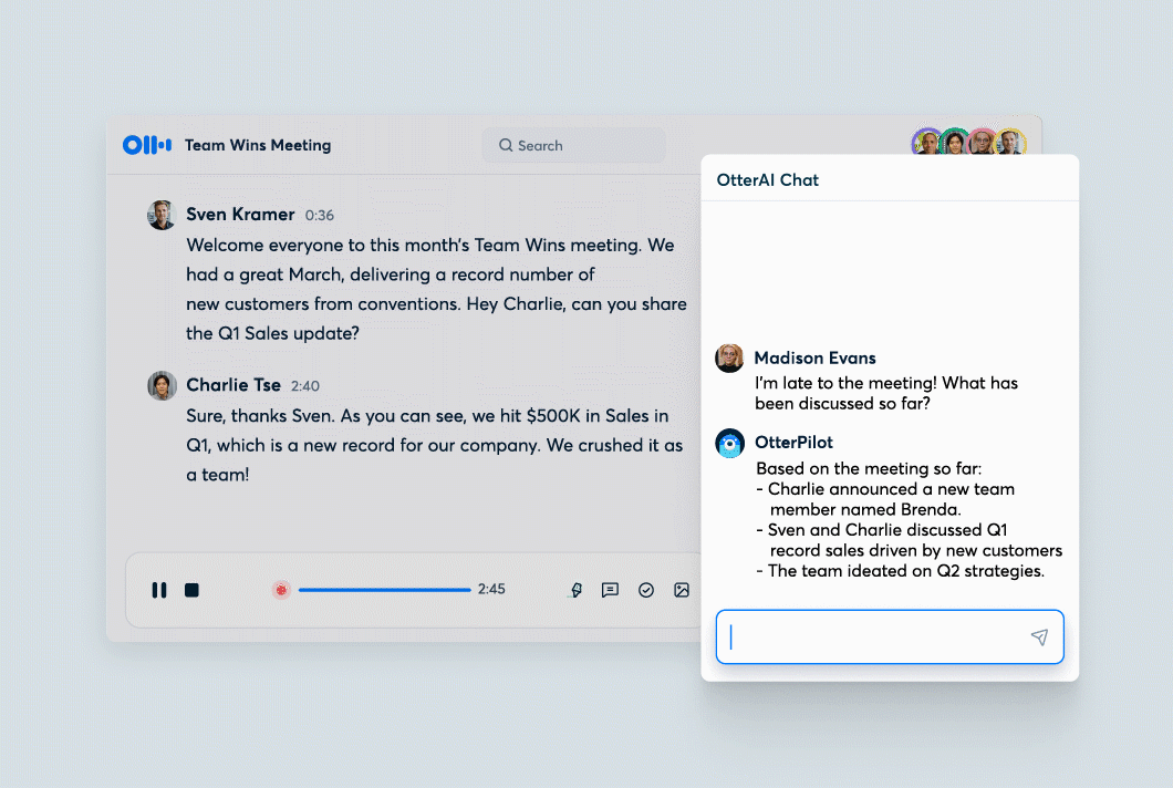 Otter AI Chat: In Your Meetings