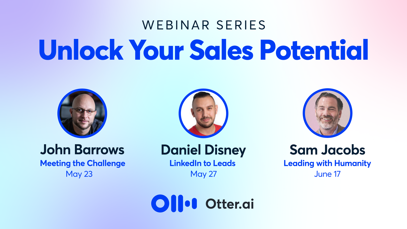Webinar Series - Unlock Your Sales Potential